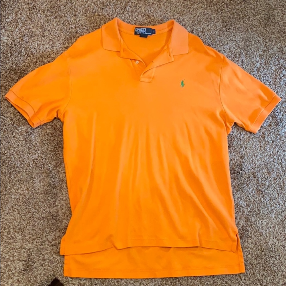 Men’s Orange Polo